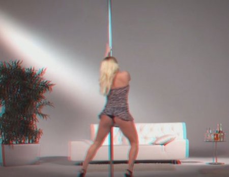 Сексуальная стриптиз эротика со стриптизёршами (3D видео анаглиф) Сексуальная стриптиз эротика со стриптизёршами (3D видео анаглиф)